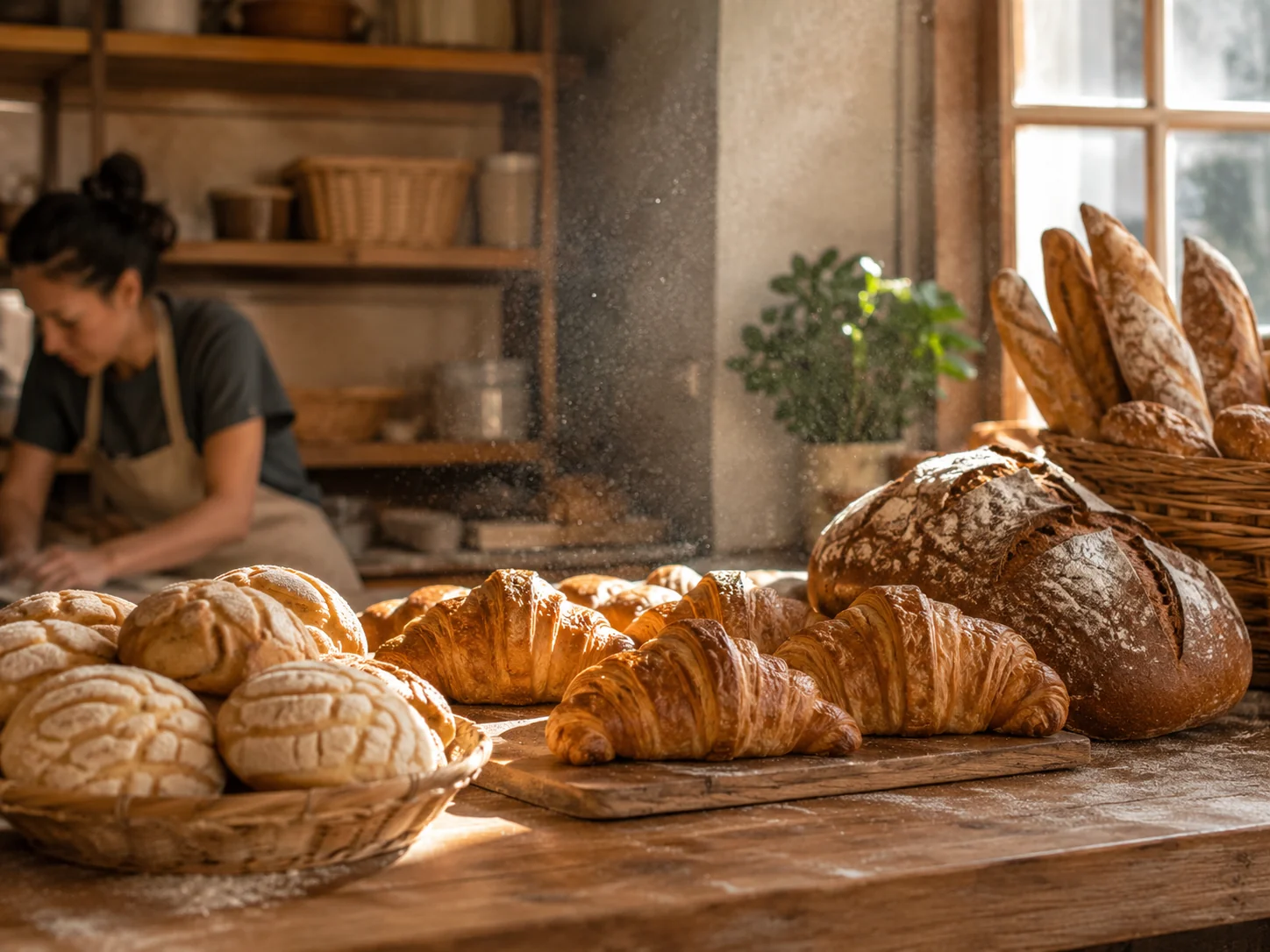 Panadería de barrio fotografiada con dirección de arte