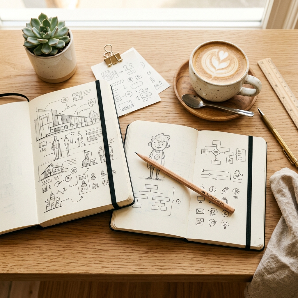 Bocetando wireframes de diseño de interfaz web